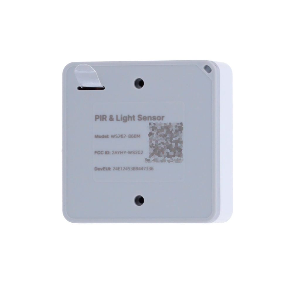 MILESIGHT MS-WS202-868M - Detector de movimiento LoRaWAN - Hasta 15Km de alcance con visión directa - Distancia de detección entre 6 - 8 m - Configuración vía NFC y APP - Grado de Protección IP30 - Batería de larga duración - imagen 3