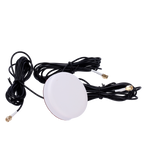MARCA BLANCA ANT-4G24G-03D-G-O-ORV-W - Antena blanca 4G con GPS y Wi-Fi. - Frecuencia 4G de rango 824-2700 MHz. - Interfaz con 3 conectores de tipo SMA Macho. - Diseñada para instalación en techo de vehículo. - Ganancias de 4G 3dBi / Wi-Fi 3dBi / GPS 25dB - imagen 3