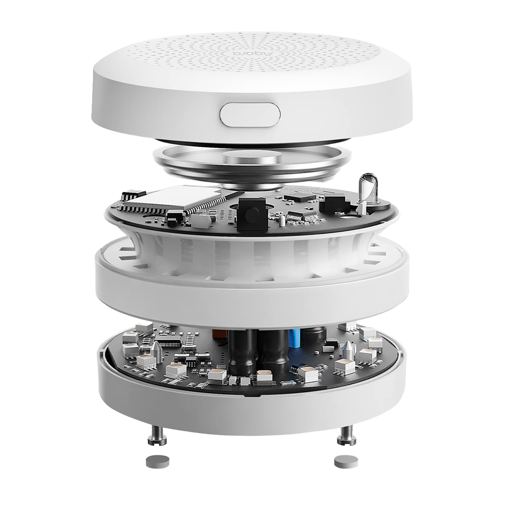 AQARA AQ-HM1S-G02 - Aqara Hub M1S Gen 2 - Controlador Zigbee 3.0 hasta 128 dispositivos - Luz nocturna LED RGB personalizable integrada - WiFi 2.4GHz / Zigbee 3.0 / Matter /Altavoz de 2W - Soporta AC 100-240V - Compatible con Apple Homekit / Alexa y Googl - imagen 3