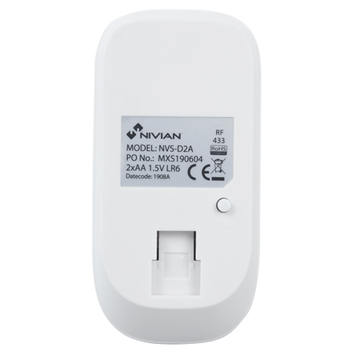 NIVIAN SMART NVS-D2AO1 - Nivian Smart - Detector volumétrico de interior - Rango detección 8m/100º - Inmune a mascotas 20 Kg - Inalámbrico 433 MHz - Compatible con paneles de alarma Nivian Smart - imagen 3