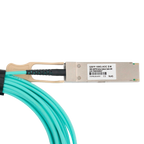 MARCA BLANCA QSFP28-100G-AOC-5M - Cable de conexión directa QSFP28 activo - Tasa de velocidad de datos de hasta 100Gbps - Módulos QSFP28 integrados en ambos extremos - Ideal para Stacking entre Switches - Longitud física de cable de 5 metros - Cable óptic - imagen 3