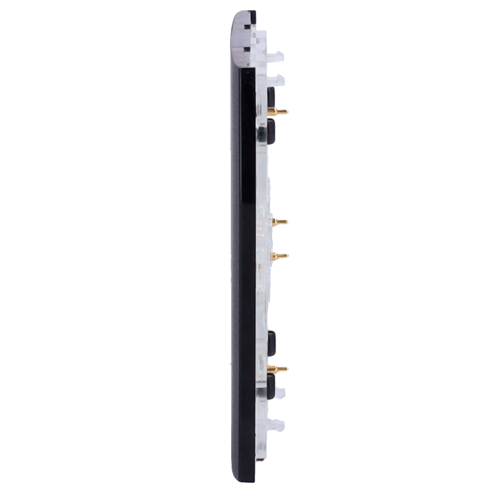 AJAX AJ-CENTERBUTTON-1G2W-B-VERT - Panel táctil para interruptor de luz vertical - Compatible con AJ-LIGHTCORE-1G-VERT / -2W-VERT - Retroiluminación LED - Panel táctil central sin contacto - Color negro - Ajax - LightSwitch CenterButton Vertical - imagen 3