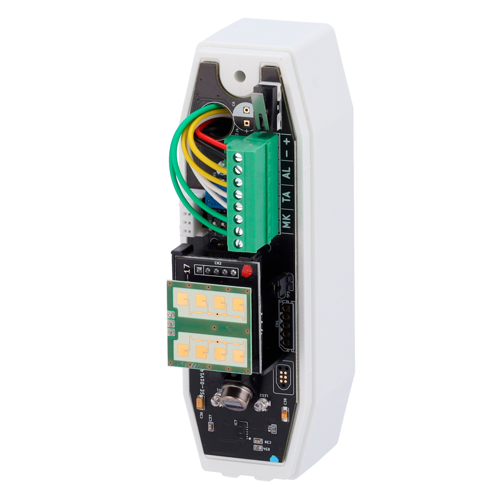 DUEVI DV-KAPTURE-K - Detector exterior Duevi bajo consumo - Integrado con transmisor Ajax (incorporado) - PIR tipo cortina y microondas (24 GHz) - Alcance detección 12 m / Antimasking - Alimentación 2 pilas CR2 3.0 V - Uso exterior IP54 - imagen 3