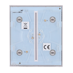 AJAX AJ-CENTERBUTTON-2G-FOG - Panel táctil para interruptor de luz doble - Compatible con AJ-LIGHTCORE-2G - Retroiluminación LED - Panel táctil central sin contacto - Color niebla - Ajax - LightSwitch CenterButton - imagen 3