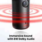 NEBULA ANK-NEBULA-CAPSULE3-PROJECTOR - Nebula Capsule 3 Proyector 1080p - Conexion WiFi / SO Google TV - Luminosidad 200 Lúmenes - Proyeccion hasta 120" - Autonomia hasta 2.5 horas - Altavoz 8W (Dolby Audio) - imagen 3