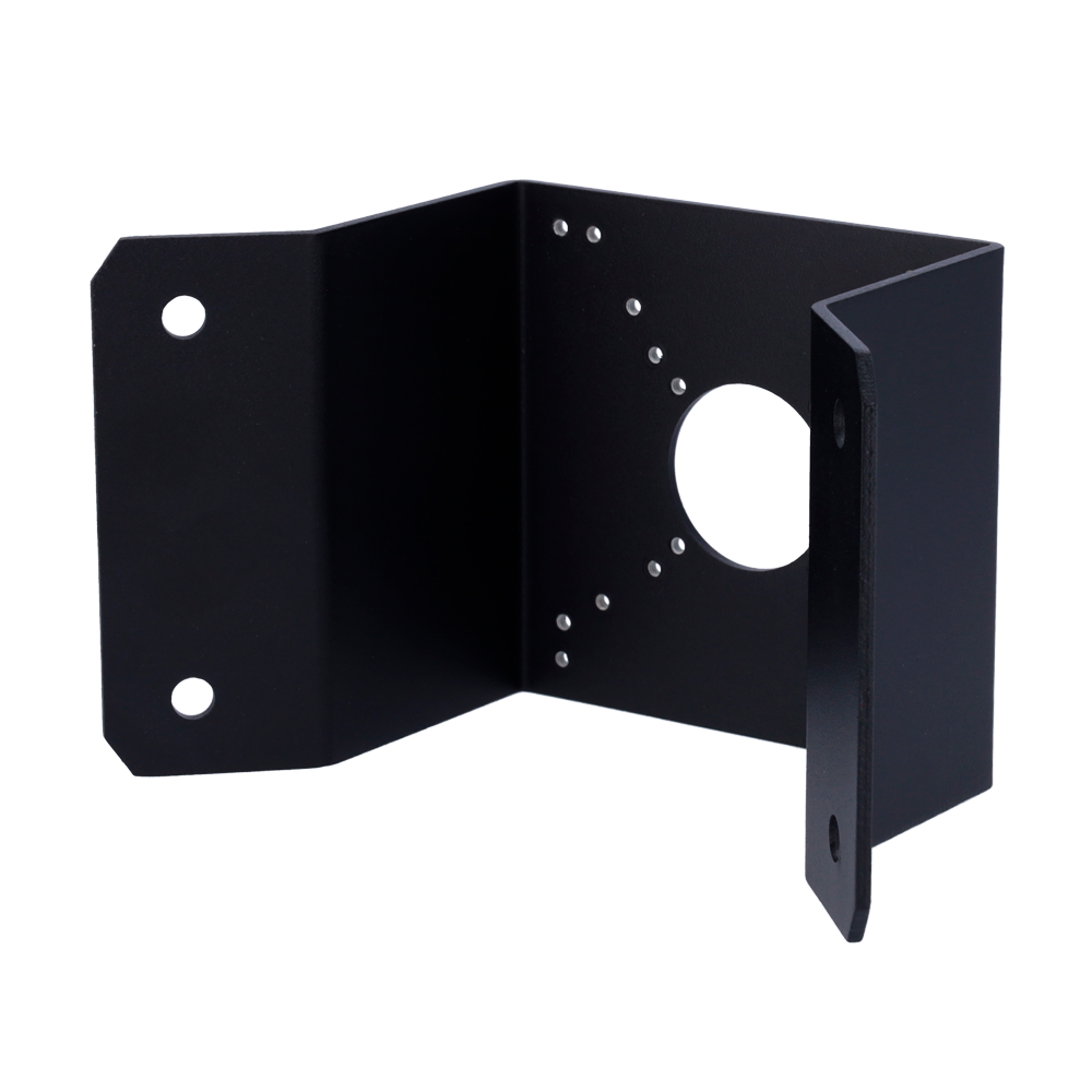 UNIVIEW UV-TR-UC08-C-BLACK - Soporte de esquina - Para cámaras Bullet y domo - Apto para uso en exterior - Color negro - Pasador de cables - 116 mm (Al) x 127(An) x 137 (Fo) mm - imagen 3
