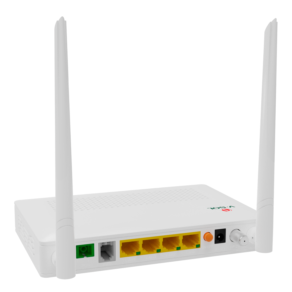 VSOL-HG325ACT-A - V-SOL Router ONT Wi-Fi 5 - 1X PON 4x LAN RJ45 GE 1x RJ11 1x CATV - 802.11ac 2x2 doble banda 2.4 y 5GHz - Ideal para FTTH doméstico y empresarial - imagen 3