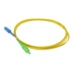 SAFIRE SF-SC-APC-SC-UPC-SM-SX-3M - Cable de conexión de fibra óptica simplex - Fibra monomodo G657A2 de alto rendimiento - Conectores híbridos SC APC y SC UPC - Longitud exacta de 3 metros - Cubierta exterior LSZH segura contra incendios - Compatibilidad - imagen 3