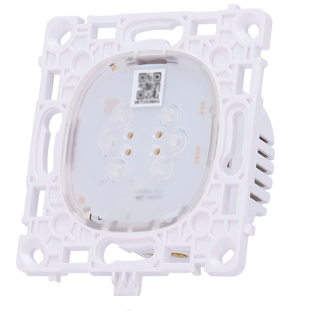 AJAX AJ-LIGHTCORE-2G2W - Relé interruptor inteligente doble y conmutable - Inalámbrico 868 MHz Jeweller - Alcance de comunicación hasta 1100 m - Alimentación 230 V AC 50 Hz - Sin necesidad de cable neutro - Ajax - LightSwitch LightCore (2 Gang/2 way) - imagen 3