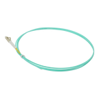 SAFIRE SF-LC-UPC-OM4-0015M-D20-A - Pigtail de fibra óptica simplex - Fibra multimodo OM4 de alta velocidad - Conector LC con pulido UPC - Longitud exacta de 1.5 metros - Cubierta exterior LSZH color Aqua - Compatibilidad de uso genérica universal - imagen 3