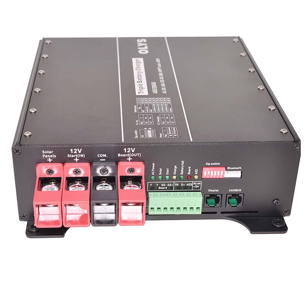 MARCA BLANCA ABS-126040 - Cargador de batería 3 en 1 - AC, DC y Solar MPPT - Carga máxima 60A - Para batería de arranque y a bordo - Compatible con multitud de baterías - Comunicación BT opcional (App) - imagen 3