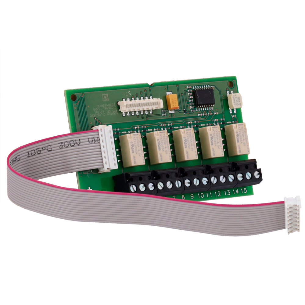 SECURITON RIM35 - Módulo de interfaz de relé para ASD 535 - Cinco relés configurables - Montaje modular en ranuras del ASD 535 - Cumple EN 54-17 - Máximo 2 unidades por detector - imagen 3