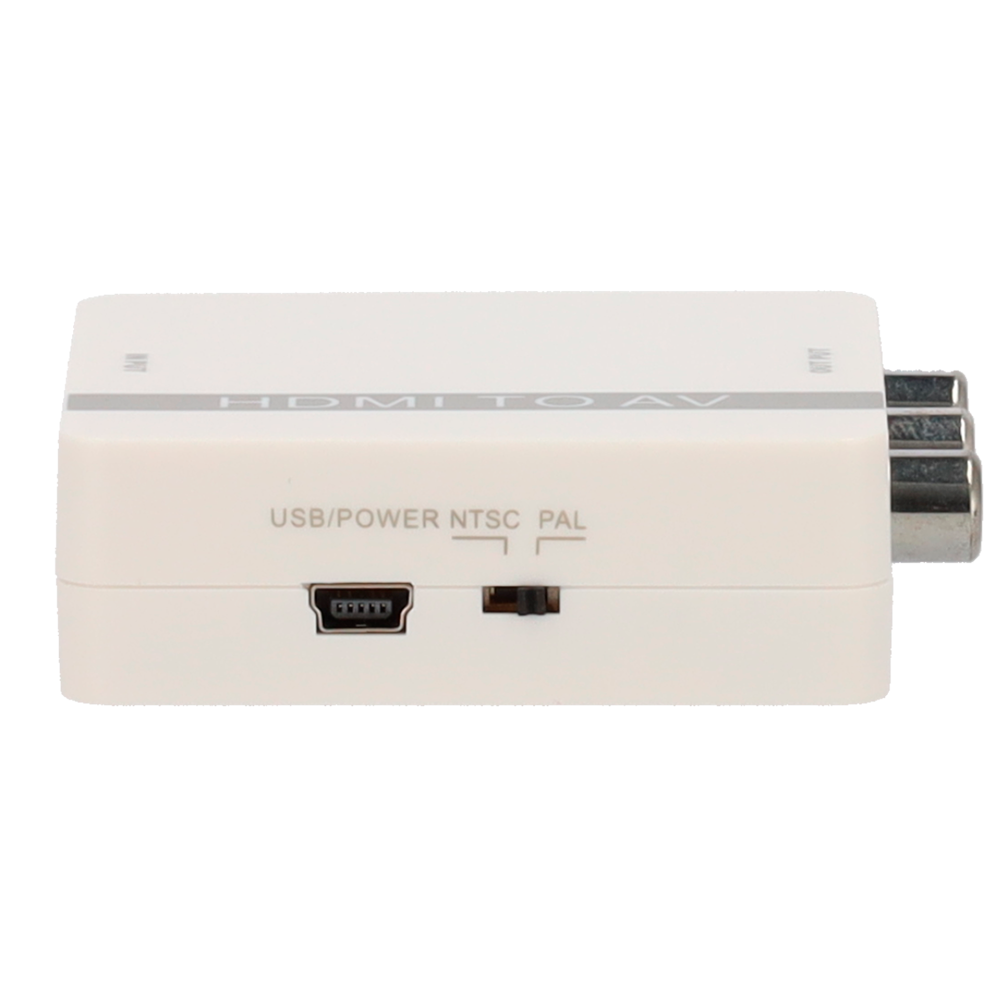 MARCA BLANCA HDMI-AV-CONVERTER - Convertidor HDMI a AV - 1 entrada HDMI - 1 salida AV - Resolución de salida PAL/NTSC - Resolución entrada de vídeo 1080p - Salida de audio estéreo - imagen 3