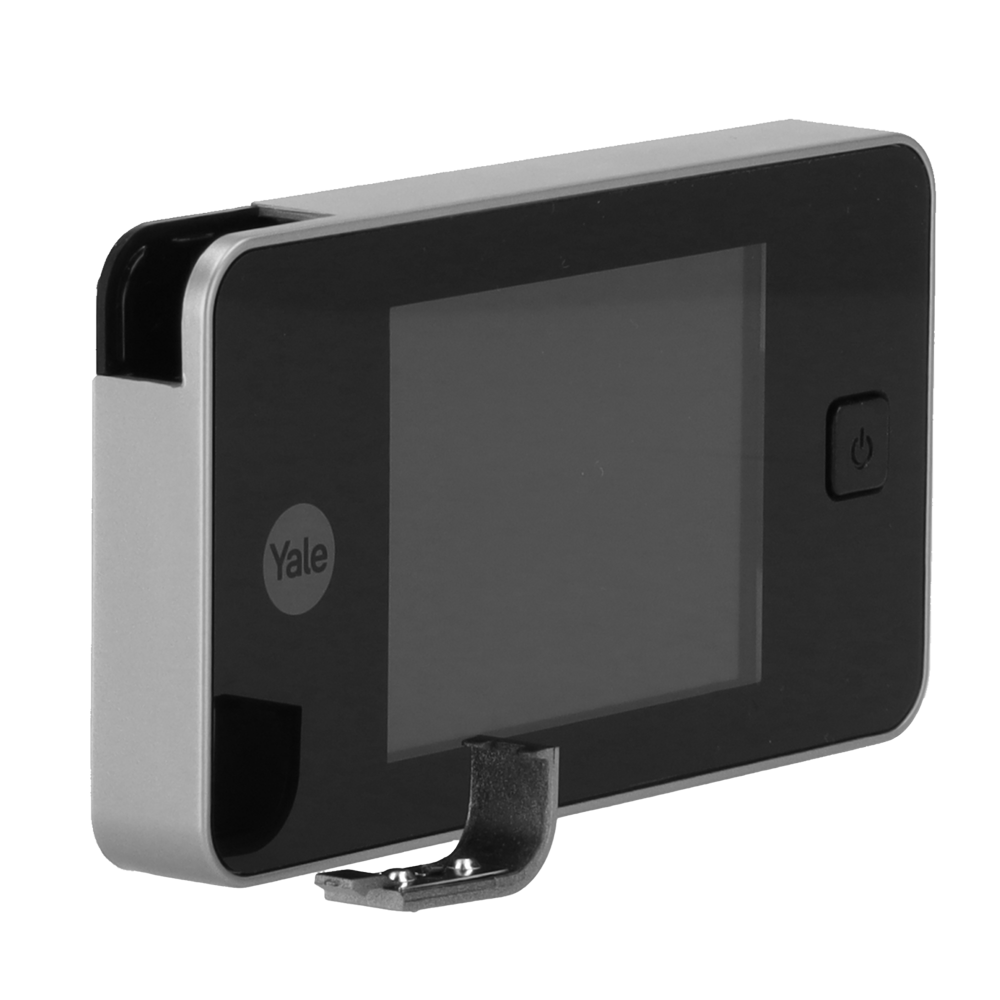 YALE-DOORVIEWER500-SILVER - Mirilla digital - Cámara 0.3 Mpx | Ángulo de visión 105º - Pantalla LCD TFT 3.2" - Puertas con espesor entre 38 y 110 mm - Alimentación con baterías AAA - Color plata - imagen 3