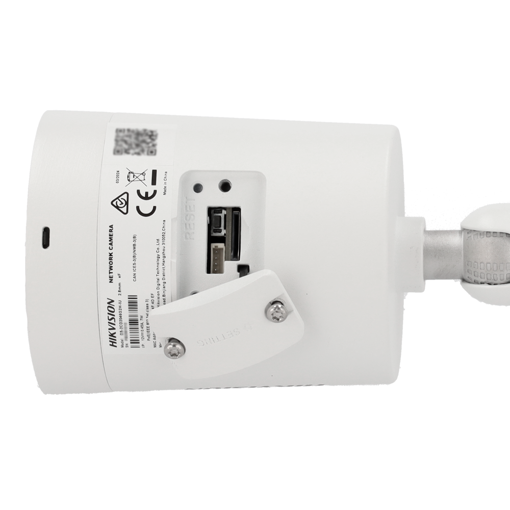 HIKVISION DS-2CD2046G2H-IU(2.8mm)(eF) - Hikvision - Cámara Bullet IP gama PRO - Resolución 4 Megapíxel | Powered by DarkFighter - Lente 2.8 mm | Micrófono integrado | PoE - IR alcance 40 m | Detección de movimiento 2.0 - AcuSense | Reconocimiento facial | - imagen 3