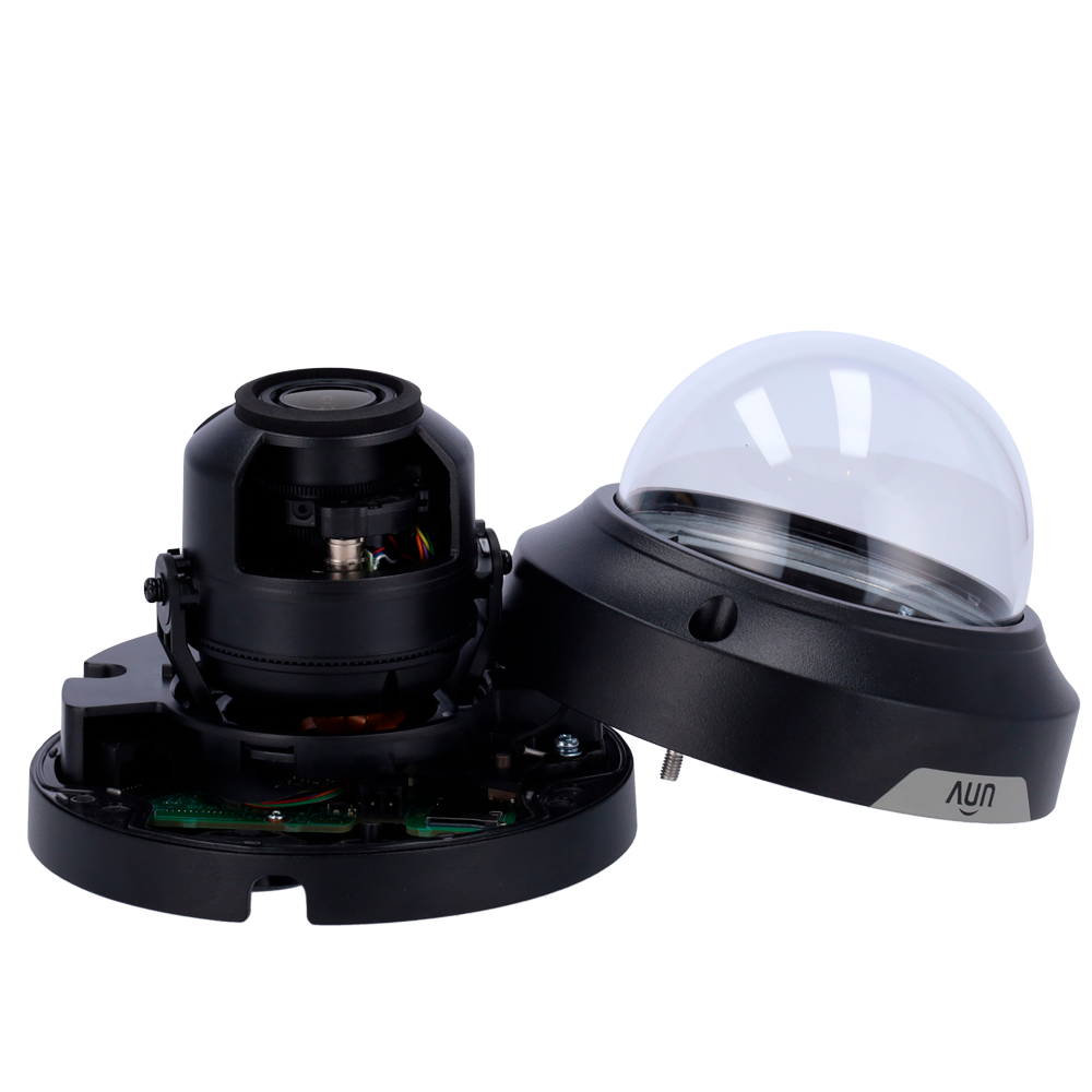 UNIVIEW UV-IPC3534SB-ADNZK-I0-BLACK - Cámara Domo IP Uniview - Gama Prime - 4 MP | Lente 2.7 ~ 13.5 mm | microSD 256 GB - IR 30 m | WDR 120 dB - Light Hunter | Conteo de personas - PoE | UMD | SIP | IP66 | IK10 | Negro - Botón de reset | Audio | Alarma | - imagen 3