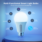 GOVEE GV-BULB-B8015-E27-CCT-2P - Bombilla inteligente E27 Govee - Wi-Fi 2.4 GHz + Bluetooth - Color segmentado + Blanco cálido/frío - Intensidad 800 lúmenes - Matter / Homekit / Alexa / Google Home - Para interior - imagen 3