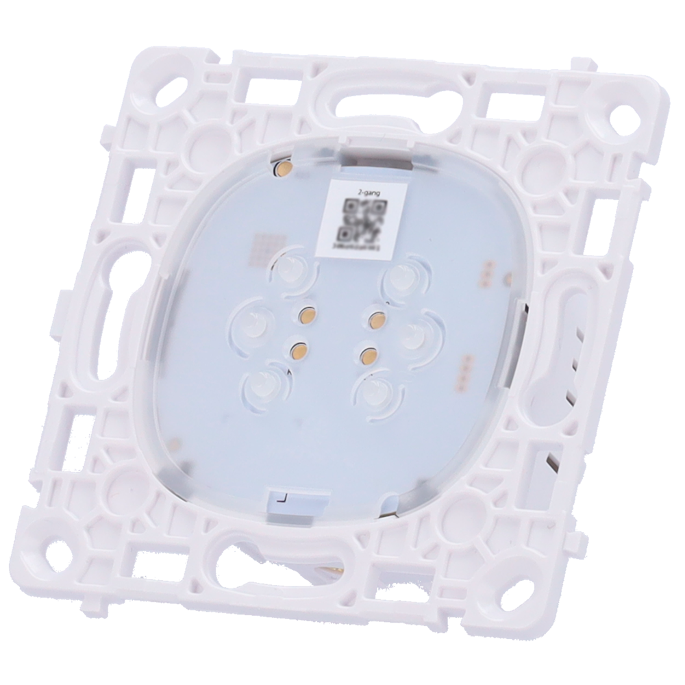AJAX AJ-LIGHTCORE-2G-VERT - Relé para interruptor inteligente doble vertical - Inalámbrico 868 MHz Jeweller - Alcance de comunicación hasta 1100 m - Alimentación 230 V AC 50 Hz - Sin necesidad de cable neutro - Ajax - LightSwitch LightCore Vertical (2 Gan - imagen 3
