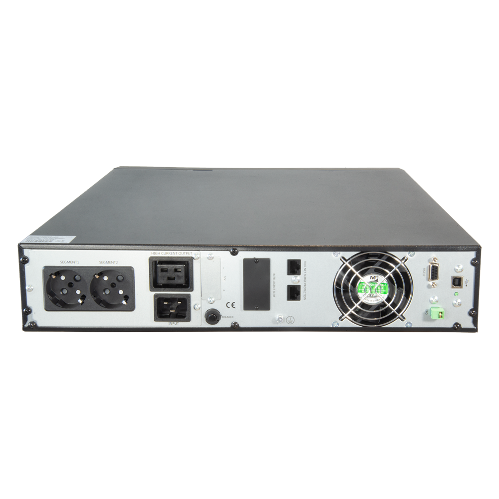 KSTAR UPS3000VA-ON-2-RACK - SAI online para instalar en rack o torre - Potencia 3000VA/2700W - 2 salidas SAI/UPS protegidas - Tiempo de recarga 4h 90% - Hot swappable - 6 baterías de plomo-ácido selladas - imagen 3