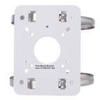 SAFIRE SMART SF-PBRACKET-0502 - Soporte para mástiles/farolas Safire Smart - Para cámaras domo motorizadas - Rango diámetro 80~140 mm - Fabricando en ADC12 - Color blanco - 140 (Al) x 104 (An) x 19 (Fo) mm - imagen 3