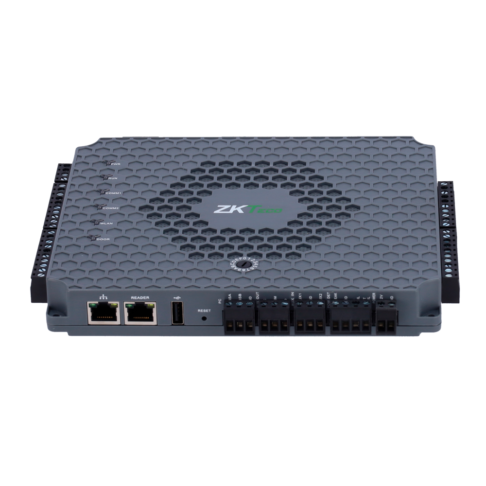 ZKTECO ZK-ATLAS-260 - Controladora de acceso PoE Multi-identificación - Huella, tarjeta, QR dinámico o PIN - TCP/IP | Conexión con controladora esclava - 4 lectores por Wiegand | 4 lectores por OSDP - Salida de relé para 2 puertas - Software ATLAS Embebid - imagen 3