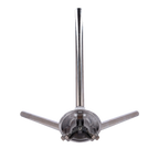 ZKTECO ZK-TSA64N-PRO - Repuesto para tornos - Específico para tornos trípode - Conjunto de brazos y dial - Compatible con ZK-TSx000-PRO - Ancho de paso 550 mm - Fabricado en acero inoxidable SUS304 - imagen 3