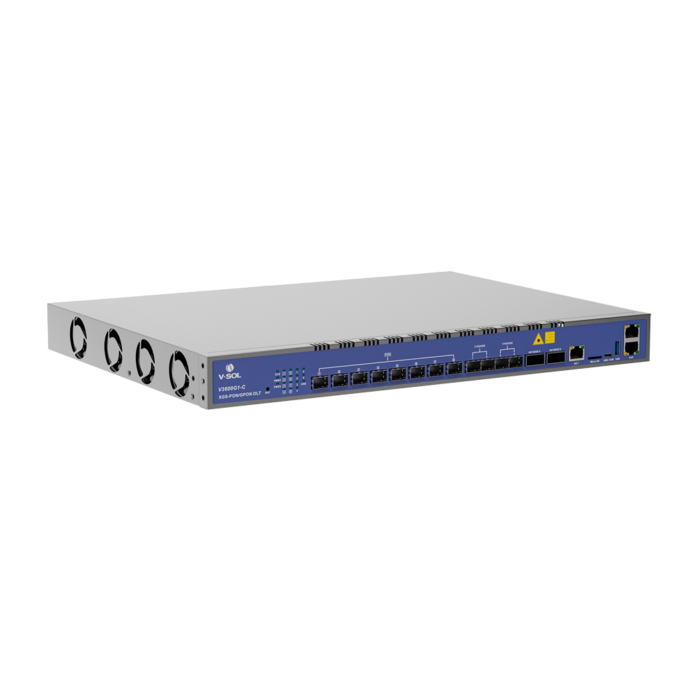 VSOL-V3600G1-C - V-SOL 8x GPON XG-PON/XGS-PON OLT - 1x GE(RJ45) + 4*25GE(SFP28)+2x 100GE(QSFP28) - Hasta 256 ONT por equipo - Distancia de transmisión hasta 20 km - Enrutamiento Capa 3 ( NAT,DMZ,ACL,PPPOE,DHCP ) - Switching Capa 2 ( VLANs, MULTICAST, STP - imagen 3