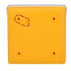 AJAX AJ-MANUALCALLPOINT-YELLOW - Botón manual de alarma de incendio amarillo - Inalámbrico 868 MHz Jeweller - Botón alarma incendio o activador de escenarios - Compatible con función de alarma interconectada - Transmisión de alarmas a CRA (configurable) - imagen 3