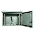 MARCA BLANCA RACK-6U-OUTDOOR - Armario rack para cualquier equipo de red - Capacidad para instalar dispositivos de hasta 6U - Protección IP65 total contra polvo y agua - Diseño de doble panel para aislamiento térmico - Techo con tejadillo protector para l - imagen 3