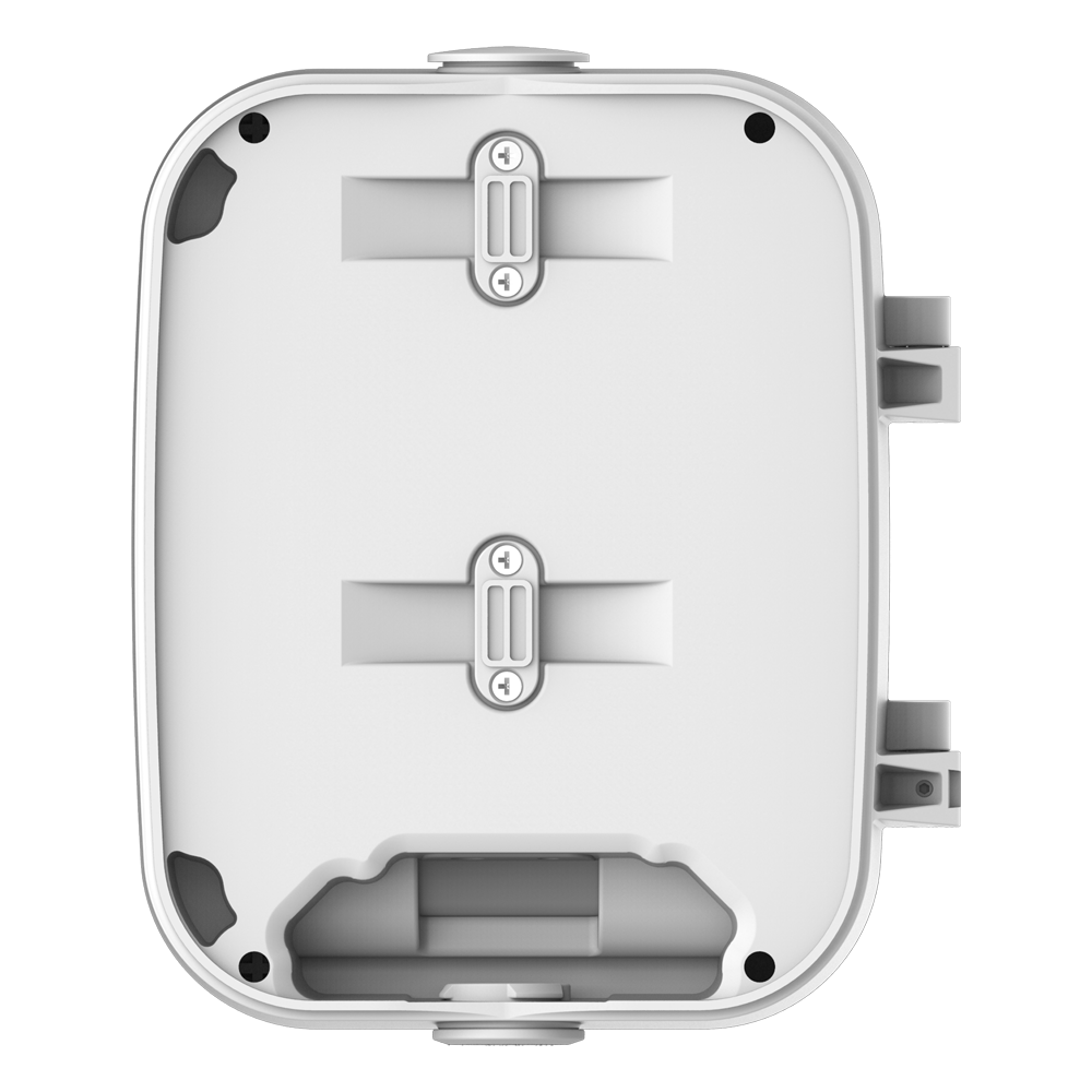 MILESIGHT MS-A43 - Caja de conexiones Milesight - Para cámara bullet mini y bullet motorizada - Instalación en techo, pared o poste - Pasador de cables - 195mm x 164mm x 80mm - Peso 1000 g - imagen 3