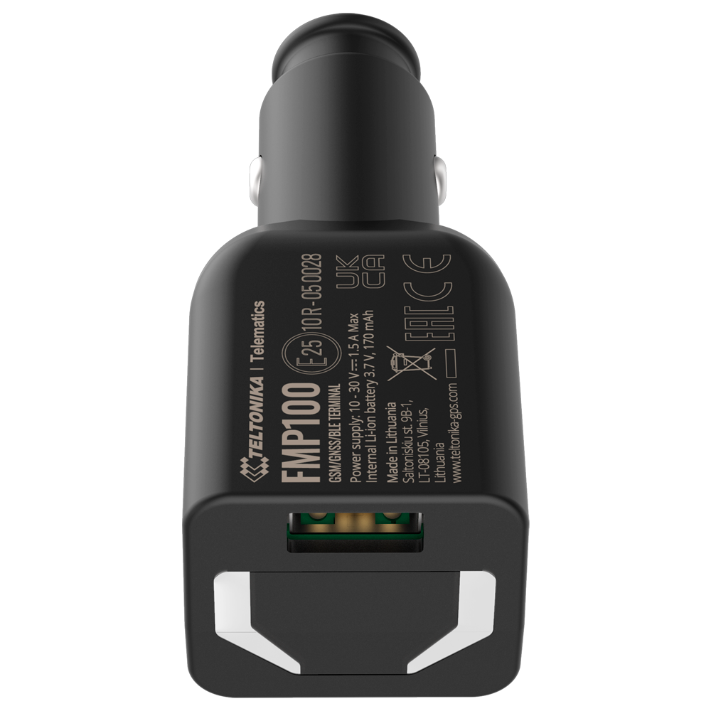 TELTONIKA TK-FMP100 - Tracker Plug &amp; Play para vehículos - Conexión toma de mechero - Instalación rápida y accesible - 2G y BLE para TK-EYE - Nano-SIM - Botón para generación de eventos - imagen 3