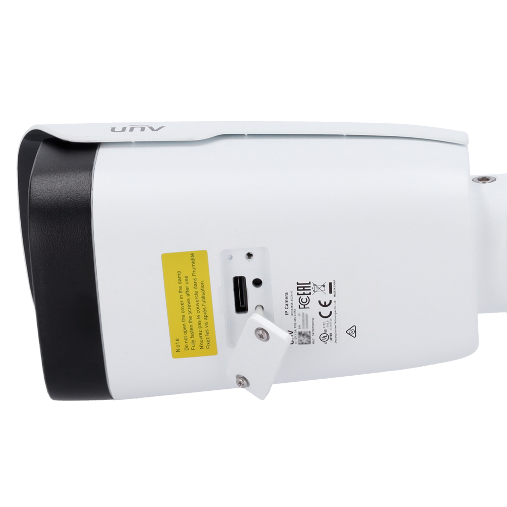 UNIVIEW UV-IPC2A28SE-ADZK-I0 - Cámara Bullet IP Uniview - Gama Prime - 8 MP | Lente motorizada 2.8 ~ 12 mm - IR 80 m | WDR 120 dB | microSD 512 GB - LightHunter | Conteo - PoE | UMD | SIP | IP67 | IK10 - Mic | Alarma | Audio | Calentador - imagen 3