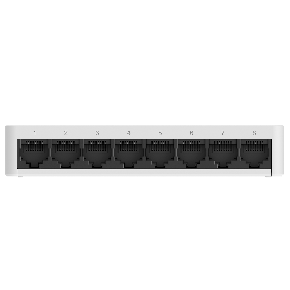 REYEE RG-ES08F - Reyee Switch Sobremesa - Carcasa Plástico - 8 puertos RJ45 - Velocidad 10/100 Mbps - Plug and Play - Tecnología ahorro de energía - imagen 3