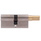 YALE-CYLINDER-HSK-3035 - Cilindro de alta seguridad doble embrague - Anti-bumping, ganzúa, taladro y rotura - Apto para YALE-LINUS-L2 - Sistema de 7 pitones activos y 2 sensores - Dimensiones 30 (interior) x 35 (exterior) mm - Incluye 2 llaves físicas - imagen 3