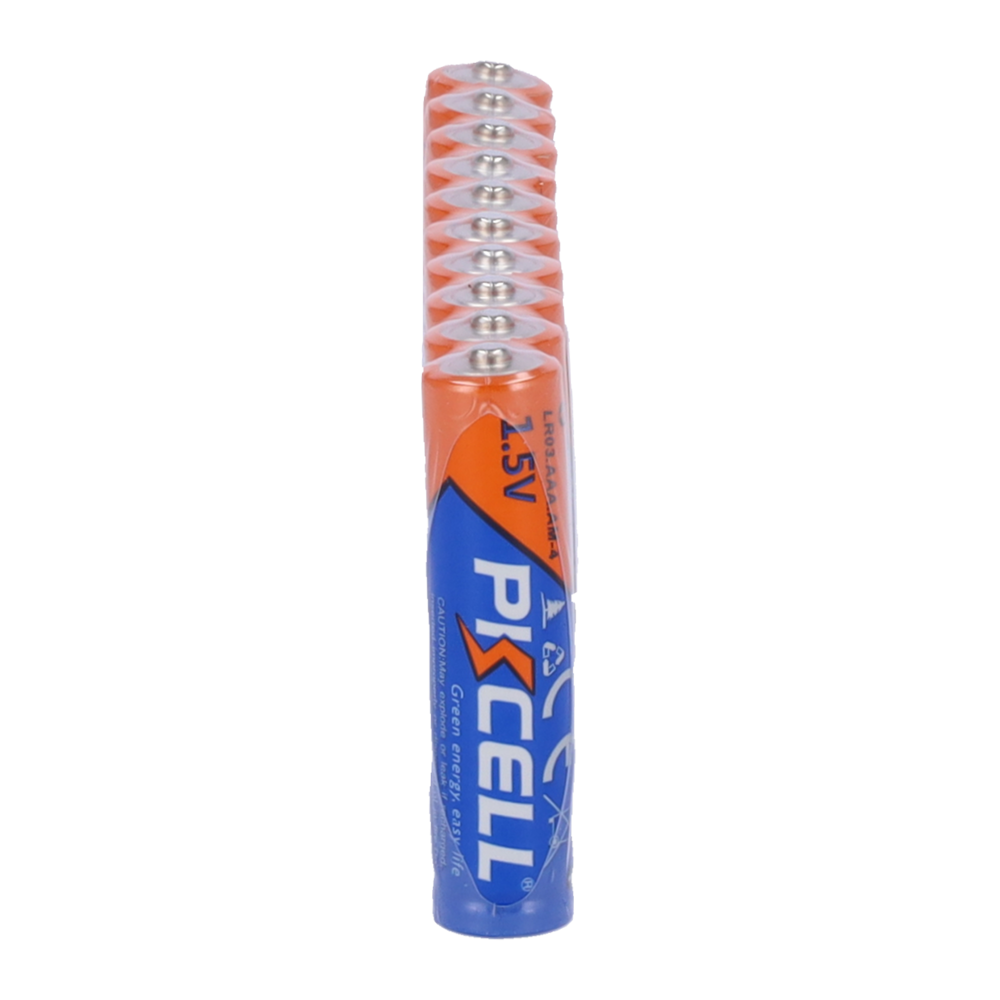 BLANCA 10XCELL-LR03-ALKALINE - Pack 10x Pila LR03 / AAA - PKCELL - Alcalina Zn-MnO2 no recargable - Tensión 1.5V - Capacidad nominal 650mAh - Precio por pack. Venta en packs de 10ud - imagen 3