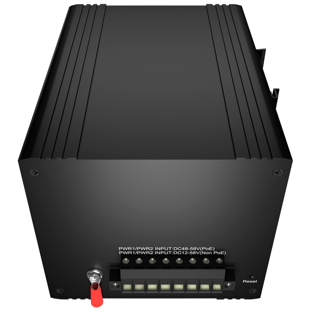 MARCA BLANCA SW2624HIPOE-MGF-360-DIN - Switch PoE Marca Blanca - Montaje en carril DIN - 24 Puertos Gigabit + 4 SFP Gigabit - 90W puertos 1-2 23-24/30W puertos 3-22 /Max 360W - IEEE802.3af/at/bt | PoE/PoE+/Hi-PoE - VLAN/STP/RSTP/MSTP/ERPS/SNMP/ACL - Stati - imagen 3