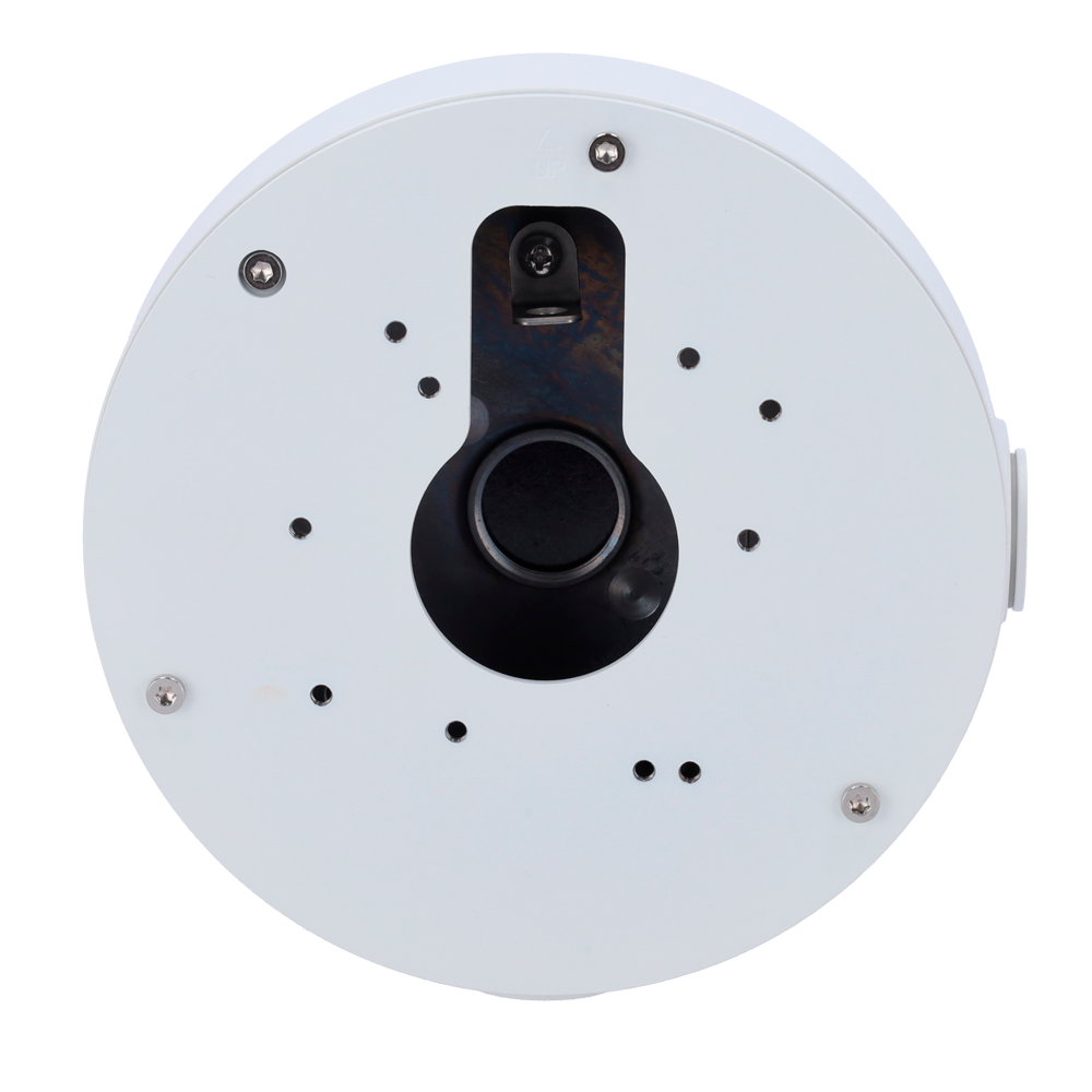 X-SECURITY PFA13F-E - Caja de conexiones - Para cámaras domos motorizadas - Apto para uso interior - Aleación de aluminio y SGCC - Pasador de cables - Color blanco | 43.4 (Al) x 162 (Ø) mm - imagen 3