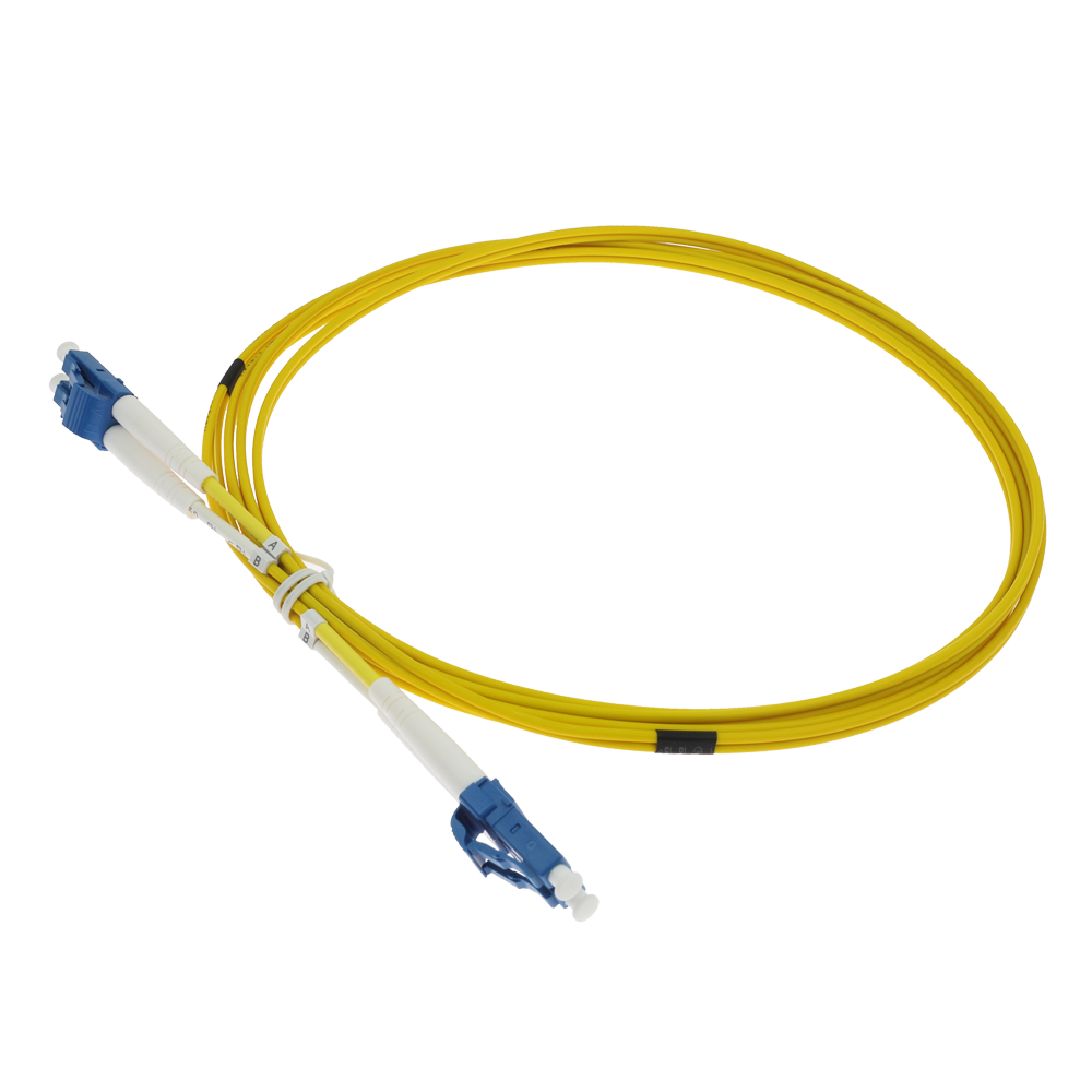 SAFIRE SF-LC-UPC-LC-UPC-SM-DX-2M - Cable de conexión de fibra óptica - Fibra monomodo G657A2 de alto rendimiento - Conectores LC UPC en formato dúplex - Longitud exacta de 2 metros - Cubierta exterior LSZH segura - Compatibilidad de uso genérica - imagen 3