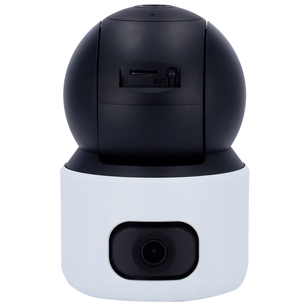 UNIARCH UV-UHO-S3S-M33D - Cámara IP WiFi Uniarch Panda serie S - 3 MP | 2 x 4 mm | microSD 512 GB - IR 10 m | Luz blanca 10 m - Cámara panorámica + Cámara PT - UMD | Detección de llanto y mascotas - Audio bidireccional: Micrófono y altavoz - imagen 3