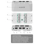 AJAX FIBRA-LINESUPPLY-75W-B - Módulo para alimentación adicional del bus Fibra - Potencia de salida de 75 W - Certificado grado 3 - Amplía el alcance hasta 2.000 metros más - Hasta 10 módulos por bus - Alimentación principal a 230 VAC - imagen 3