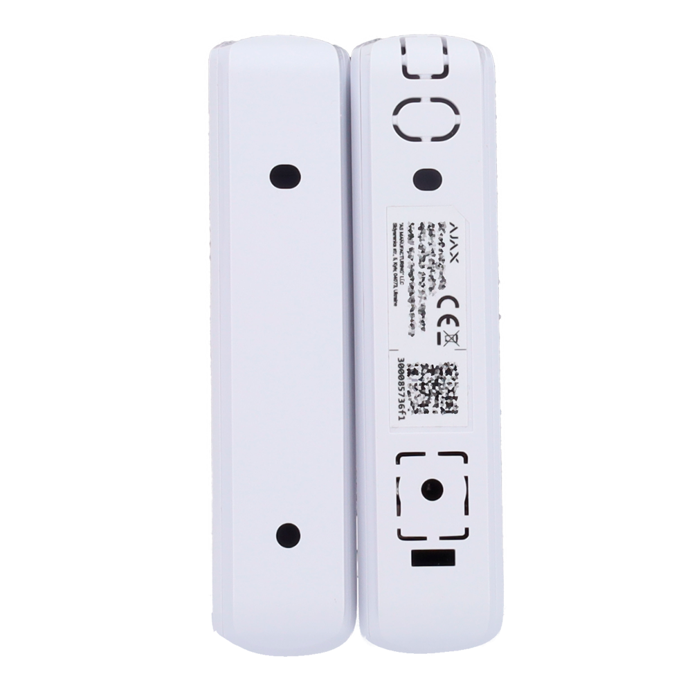 AJAX FIBRA-DOORPROTECT-W - Contacto magnético puerta/ventana - Grado 2 - Protocolo cableado Fibra - Soporte adaptado para fácil instalación - Tornillo de fijación inferior - Entrada cableada auxiliar / Tamper antisabotaje - 2 relés reed: instalación de im - imagen 3