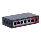 SAFIRE SF-POE-EXT0604-GF-60 - Extensor PoE Safire. - Soporta estándares modernos IEEE 802.3af/at/bt. - Dispone de 6 puertos (4 PoE / 1 Uplink / 1 SFP). - Suministro de potencia masiva de hasta 60 W. - Transferencia de datos Gigabit 10/100/1000M. - Función - imagen 3