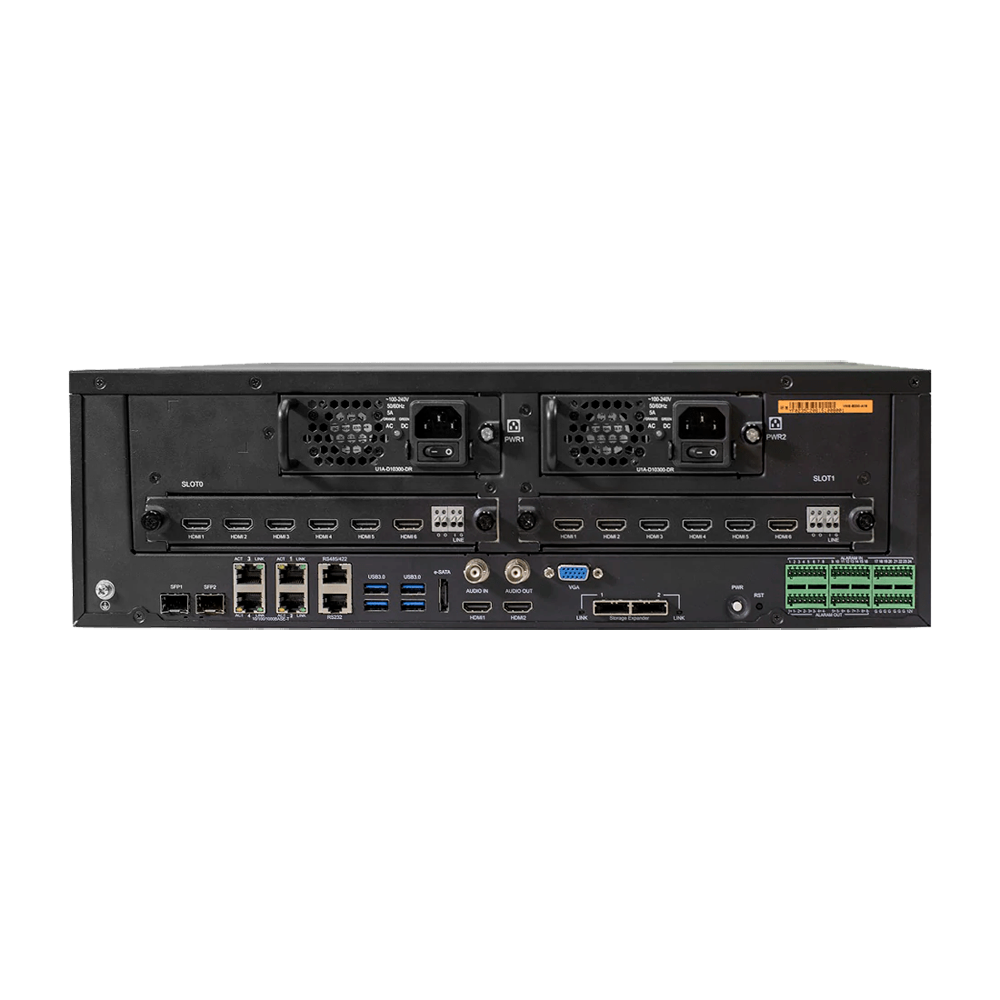 UNIVIEW UV-UNICORN - Servidor de gestión de vídeo - 1000 dispositivos | 12 Mpx - Admite 2 tarjetas decodificadoras - Ancho de banda 512 Mbps - Admite 16 discos duros | RAID - imagen 2