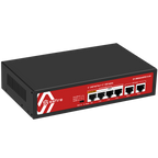 SAFIRE SF-SW0604HIPOE-G-60 - Safire Switch PoE - 4 puertos PoE + 2 Uplink RJ45 - Velocidad de puertos 10/100/1000 Mbps - 1 puerto PoE++ y 3 Puertos PoE+ 30W - Potencia PoE total de 60W - PoE Watchdog / Auto PoE Extendido Hasta 250m - imagen 3