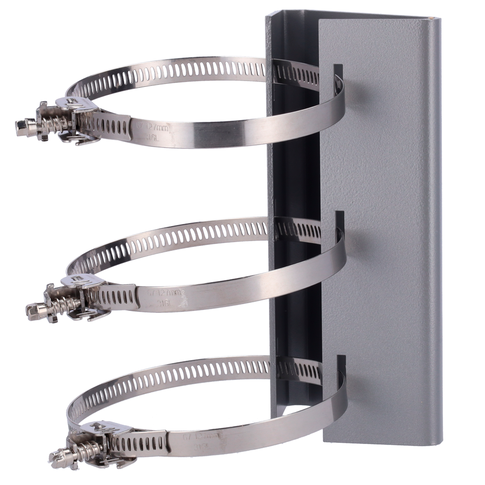 HIKVISION DS-1673ZJ-P-Y - Soporte para mástiles/farolas - Para cámaras panorámicas y speed dome - Rango diámetro 67~127 mm - Apto para uso en exterior - Acero inoxidable - Color gris - imagen 3
