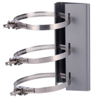 HIKVISION DS-1673ZJ-P-Y - Soporte para mástiles/farolas - Para cámaras panorámicas y speed dome - Rango diámetro 67~127 mm - Apto para uso en exterior - Acero inoxidable - Color gris - imagen 3