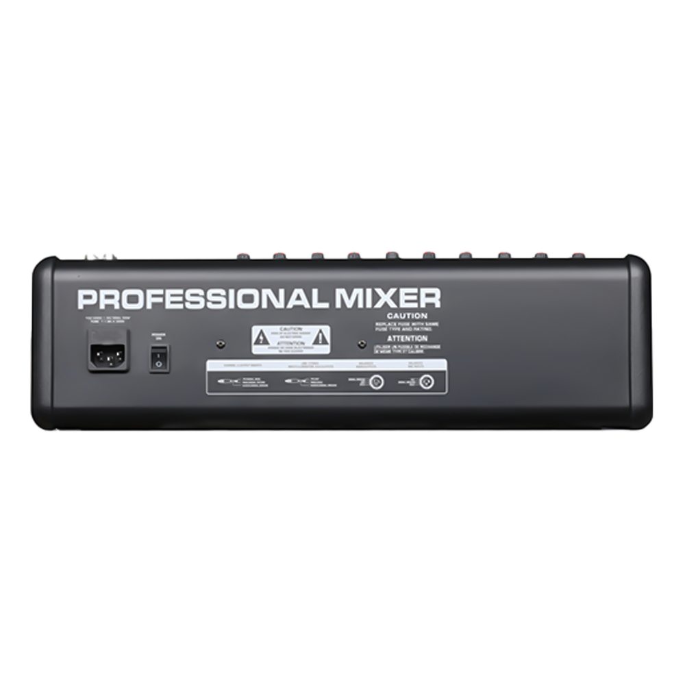 DSPPA-DMX08 - Mezclador profesional analógico DSPPA - 8 entradas Mic XLR balanceadas - Bus estéreo | 2 AUX | DSP integrado - EQ 3 bandas | Mute | Fader 60 mm - USB reproducción/grabación | Bluetooth - Ideal directo, eventos e instalaciones AV - imagen 3