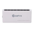 SAFIRE SF-SW08-G - Safire - Switch de sobremesa - 8 puertos Gigabit - Velocidad 10/100/1000 Mbps - Plug &amp; Play - Tecnología de ahorro de energía - imagen 3