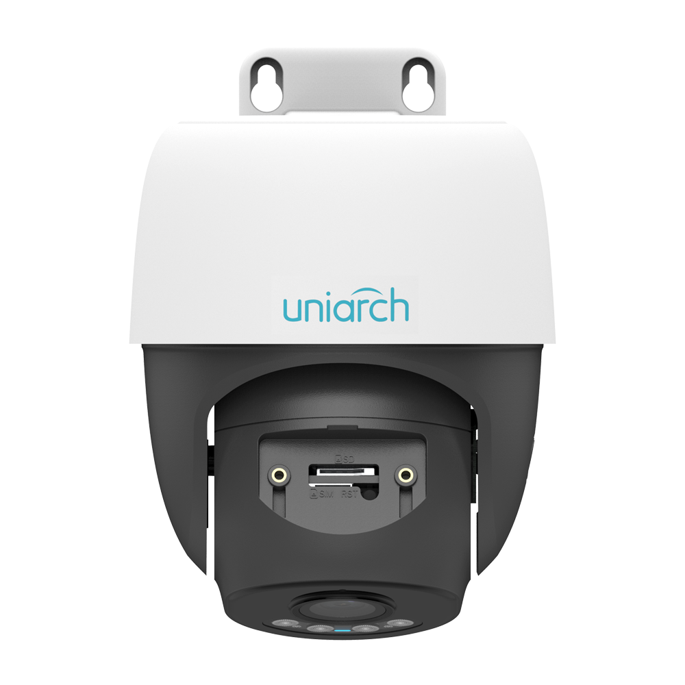 UNIARCH UV-IPC-P224-AF40C - Cámara PT IP Uniview - Uniarch - 4 MP | Lente 4 mm - IR 30 m | Luz blanca 30 m - UMD | Auto-Tracking - PoE | DWDR | IP66 - Micrófono | Altavoz | Botón reset - imagen 3