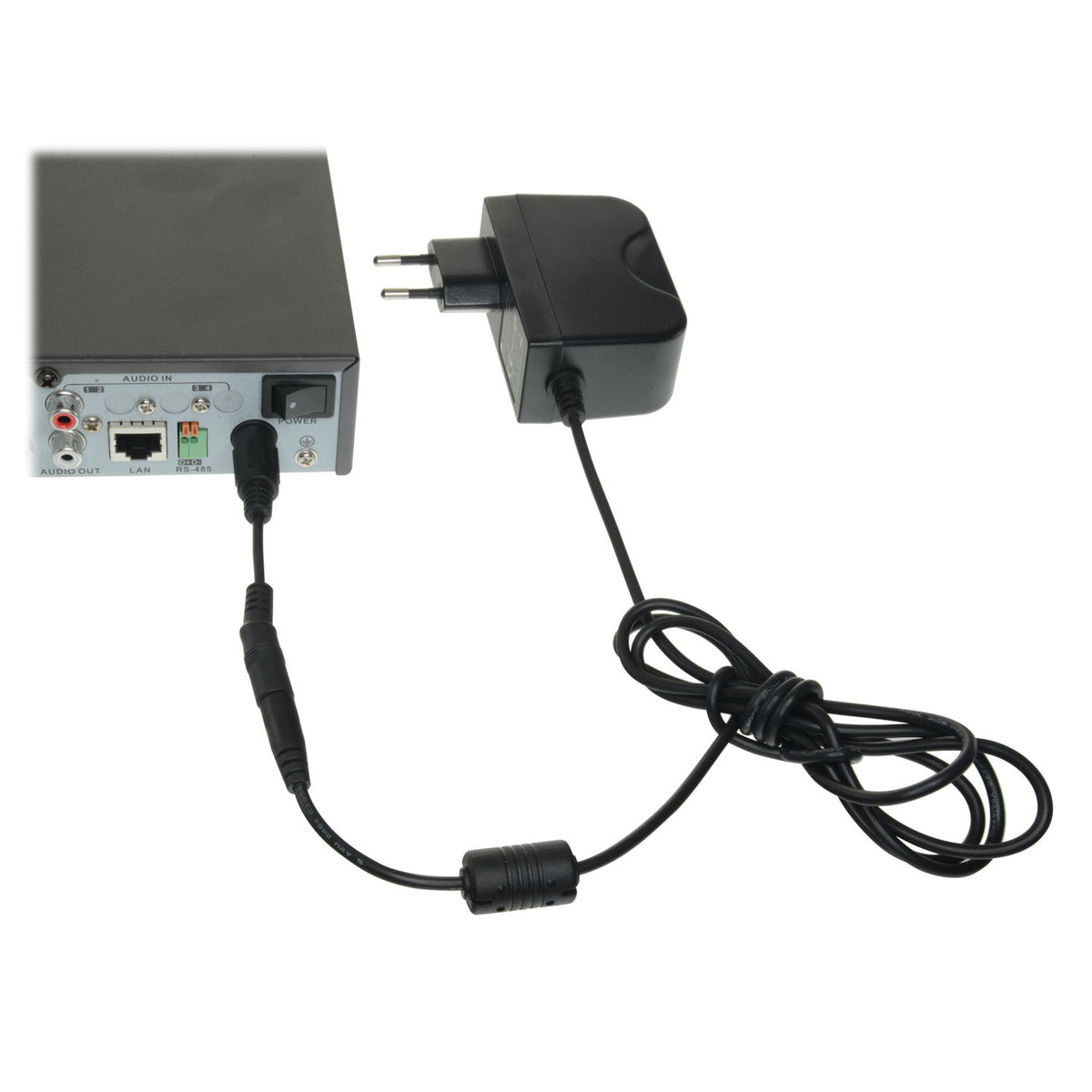 SAFIRE CON-DC-HIK - Adaptador DC - 105 mm de largo - Conector hembra Mini Din - Conector macho estándar - Adapta alimentador estándar - Para grabadores SAFIRE - imagen 3